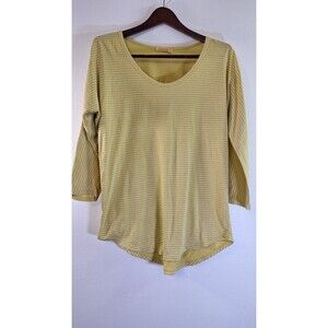 FRESH PRODUCE Striped Catalina Top Women Medium Casual On The Go School Sporty